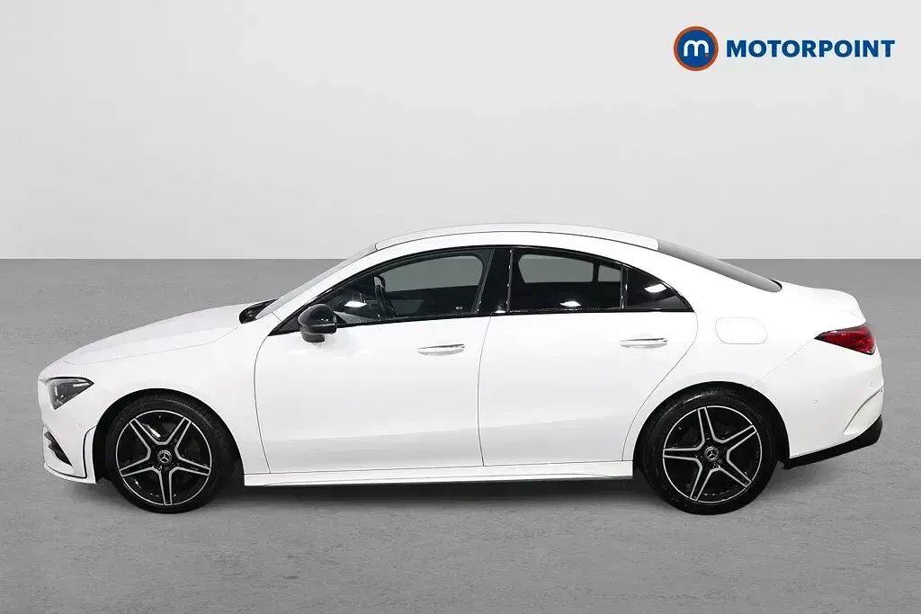 Used Mercedes CLA200 AMG Line Premium 163 HP (119 kW) 2022 White Coupe