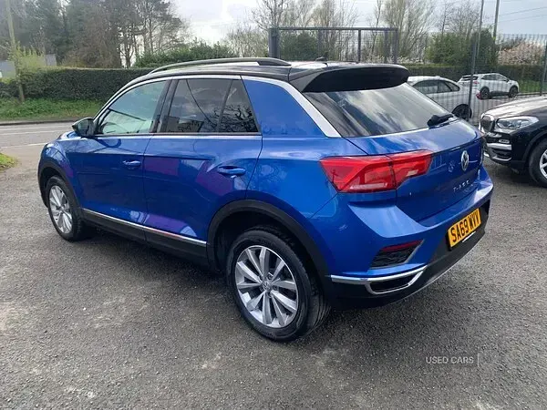 Used VW T-Roc Design 115 HP (84 kW) 2019 Blue SUV