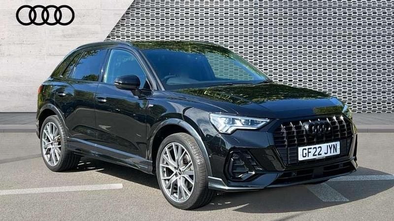 Black Used 2022 Audi Q3 Advanced SUV | £33,085 (Fair price) - Image 1/4