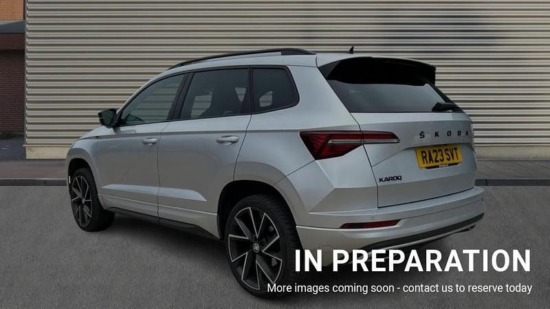 Used Skoda Karoq SportLine 150 HP (110 kW) 2023 Brilliant silver metallic SUV