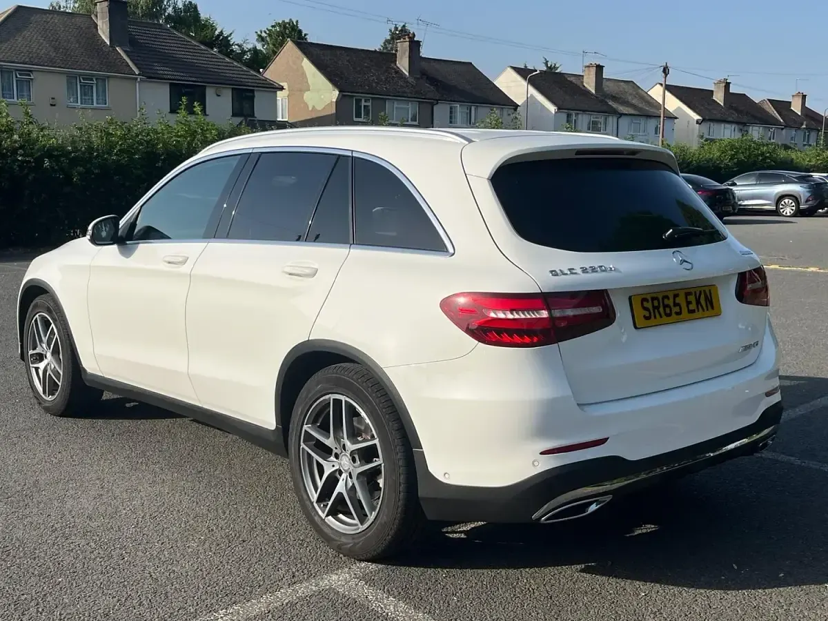 Used Mercedes GLC220 AMG line 170 HP (125 kW) 2015 White SUV