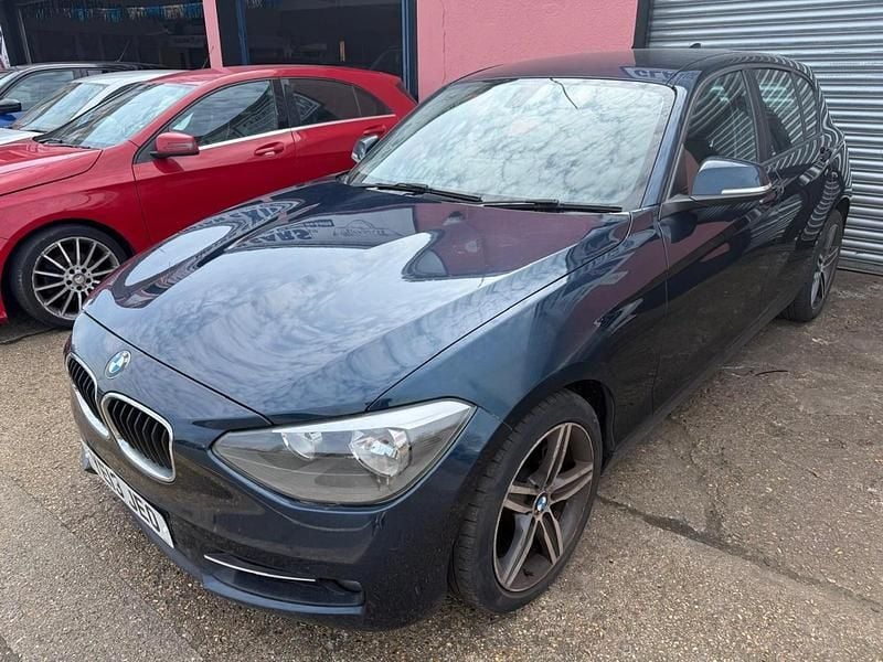 Used BMW 114 Sport Line 102 HP (75 kW) 2013 Blue Hatchback