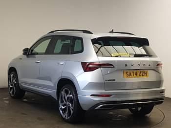 Used Skoda Karoq SportLine 150 HP (110 kW) 2024 Silver SUV