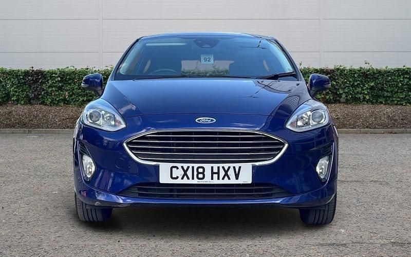 Used Ford Fiesta Zetec 86 HP (63 kW) 2018 Blue Hatchback