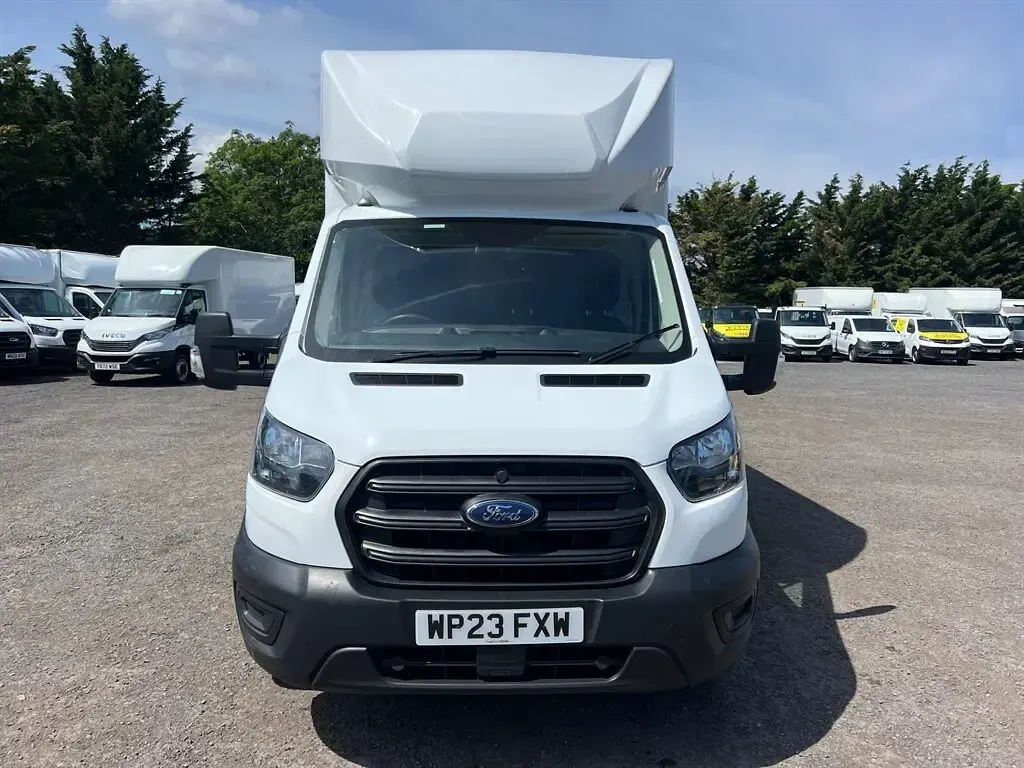Used Ford Transit 130 HP (95 kW) 2023 White Cabriolet