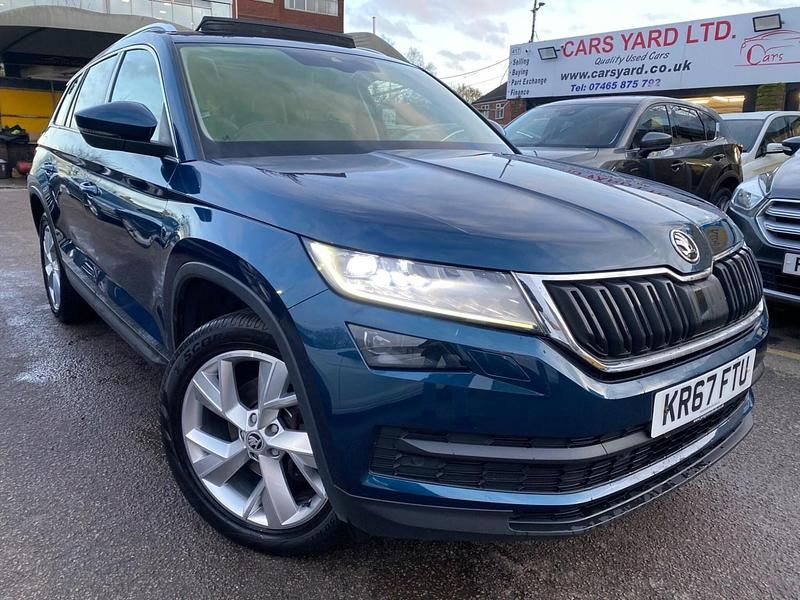 Blue Used 2017 Skoda Kodiaq SUV | £16,499 (Expensive) - Image 1/4