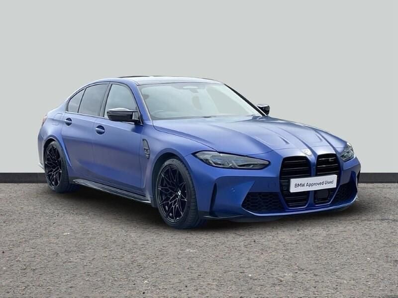 Blue Used 2021 BMW M3 Competition Edition Sedan | £56,990 (A bit pricey) - Image 1/4