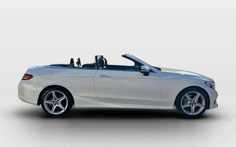 Used Mercedes C200 AMG line 184 HP (135 kW) 2017 White Cabriolet