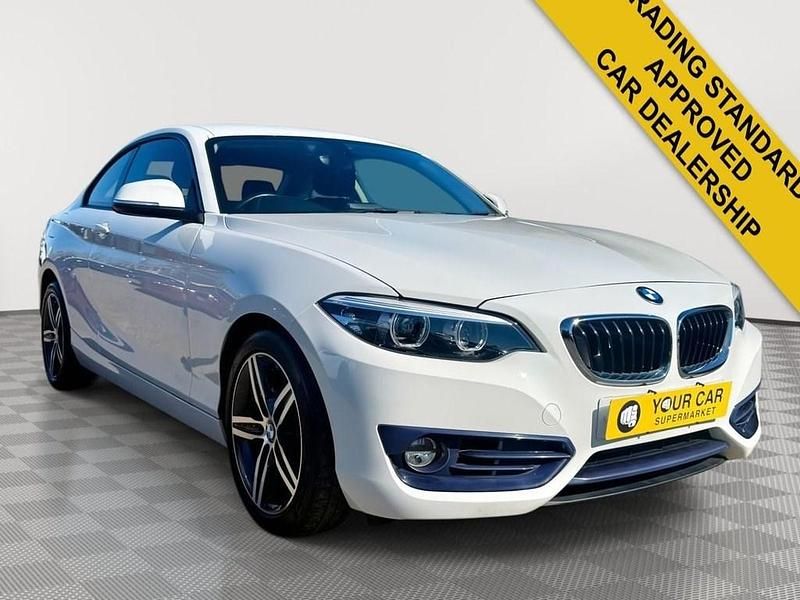 Used BMW 218 Sport Line 136 HP (100 kW) 2018 White Coupe