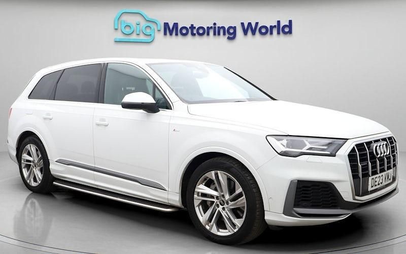 Used Audi Q7 S-Line 340 HP (250 kW) 2023 White SUV