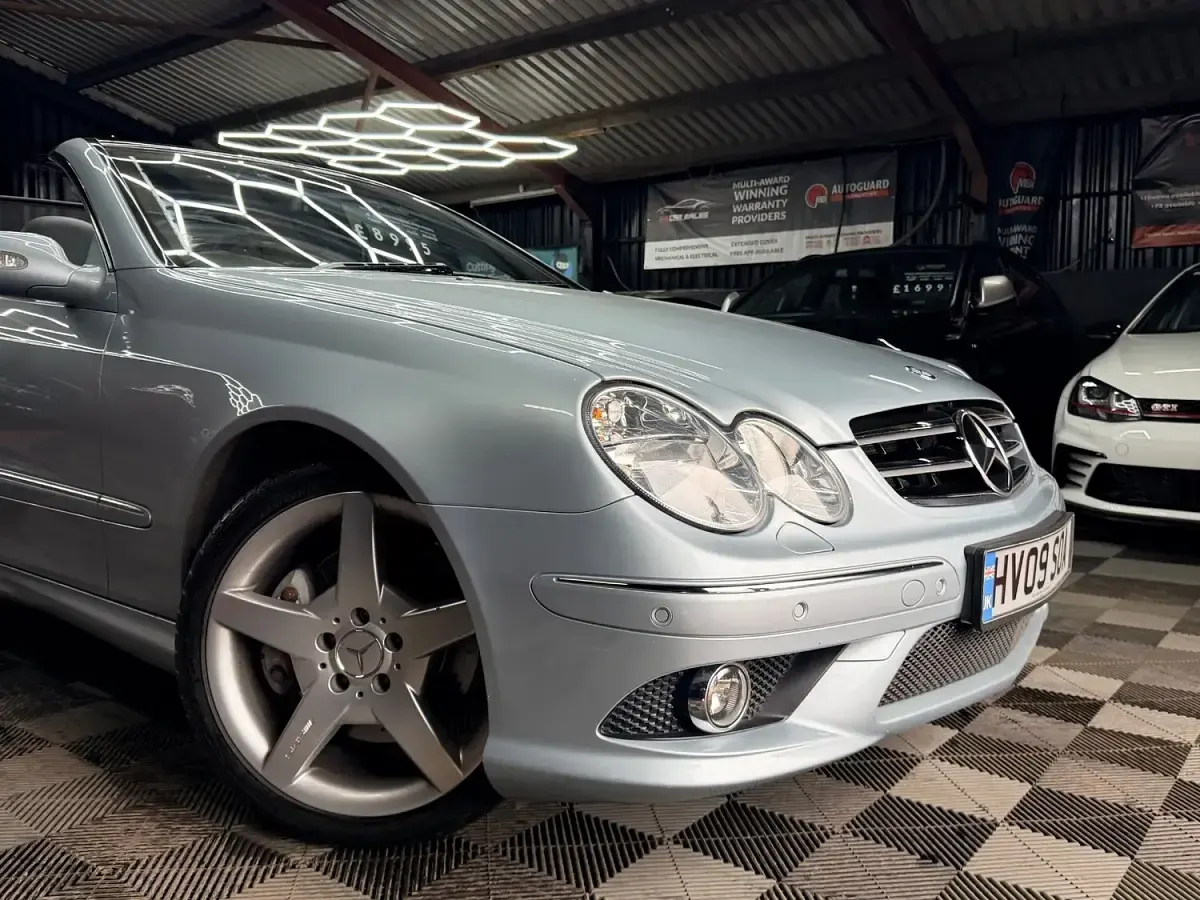 Used Mercedes CLK280 2009 Silver Cabriolet