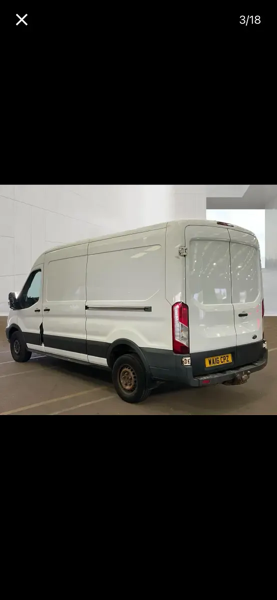 Used Ford Transit 125 HP (91 kW) 2016 White Van