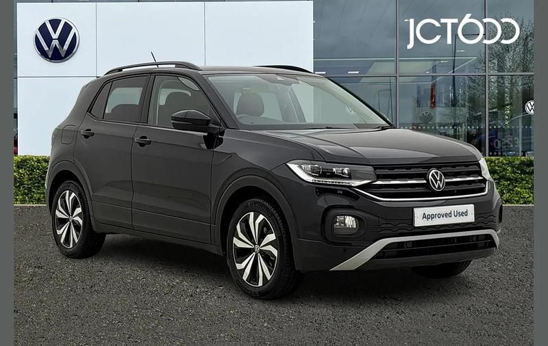 Black Used 2023 VW T-Cross Black Edition SUV | £18,502 (Fair price) - Image 1/4