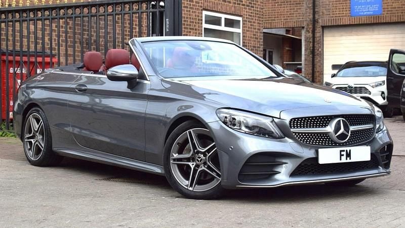 Grey Used 2018 Mercedes C200 AMG Line Premium Cabriolet | £14,750 (Fair price) - Image 1/3