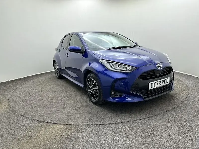 Used Toyota Yaris Hybrid Design 2022 Blue Hatchback