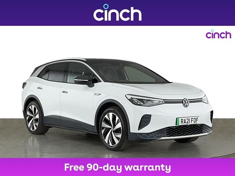 White Used 2021 VW ID.4 Pro Performance SUV | £14,649 (Fair price) - Image 1/3
