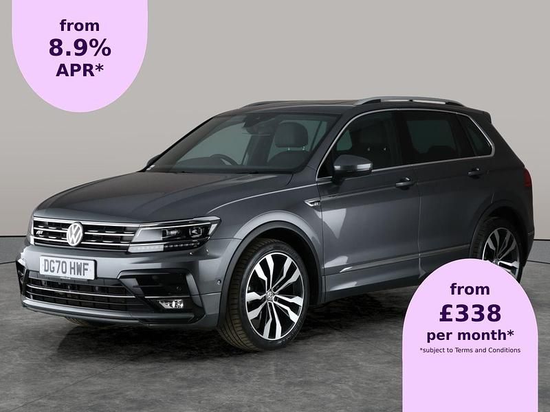 Grey Used 2020 VW Tiguan R-line SUV | £22,263 (Fair price) - Image 1/2