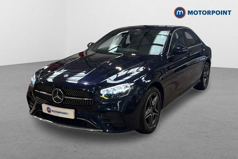 Used Mercedes E300 AMG line 2022 Blue Sedan