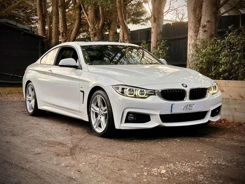 White Used 2017 BMW 420 M Sport Coupe | £11,990 (Fair price) - Image 1/3