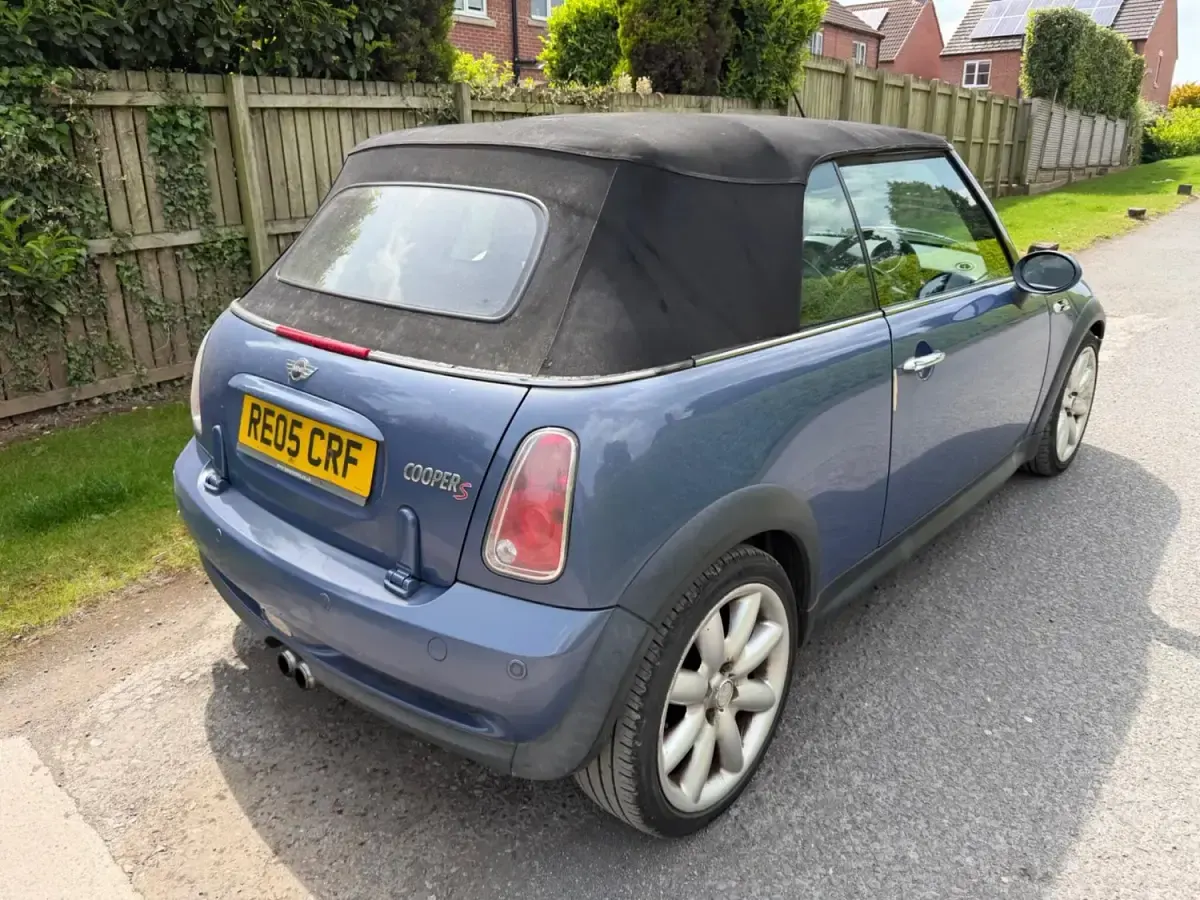 Usado Mini Cooper S Cabriolet 2005 Azul Descapotable