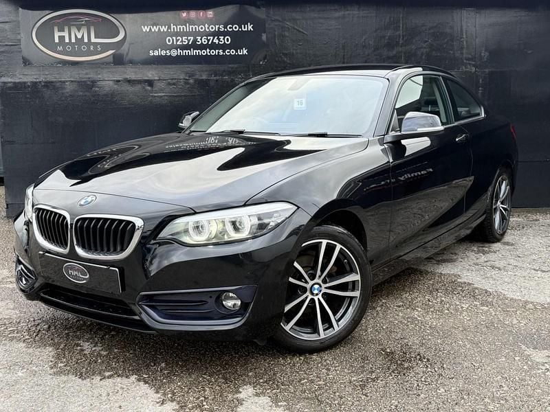 Used BMW 218 Sport Line 2018 Black Coupe