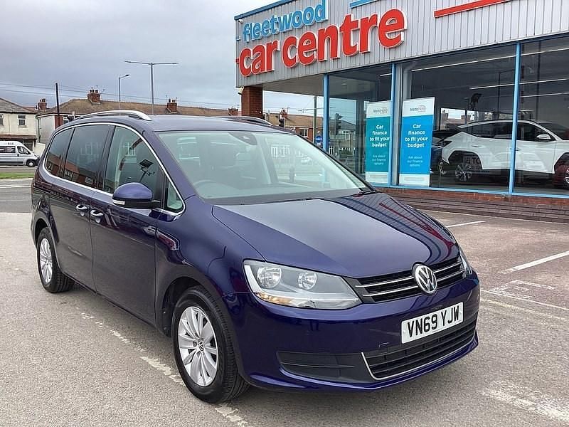 Used VW Sharan SE 150 HP (110 kW) 2019 Blue MPV