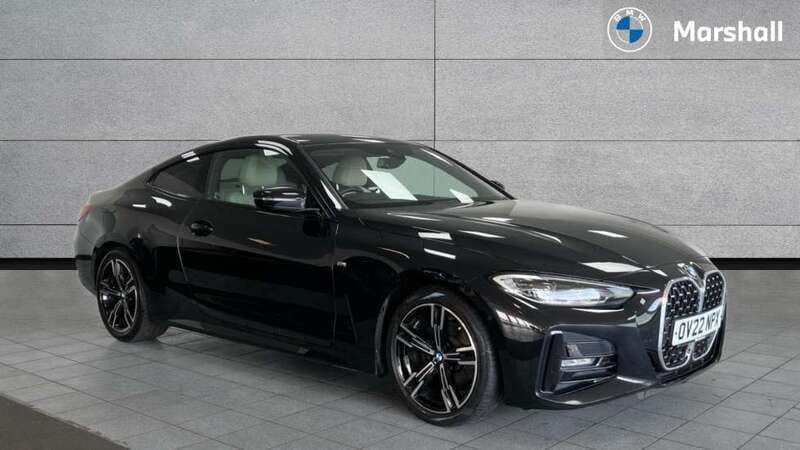 Black Used 2022 BMW 420 M Sport Coupe | £27,015 (Good price) - Image 1/4
