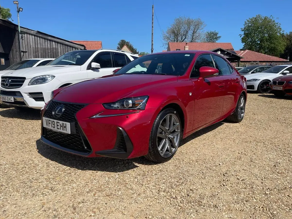 Used Lexus IS300h Sport Line 2019 Red Sedan