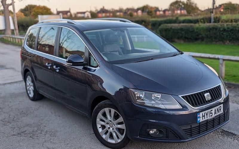 Blue Used 2015 Seat Alhambra SE MPV | £7,995 (Fair price) - Image 1/4
