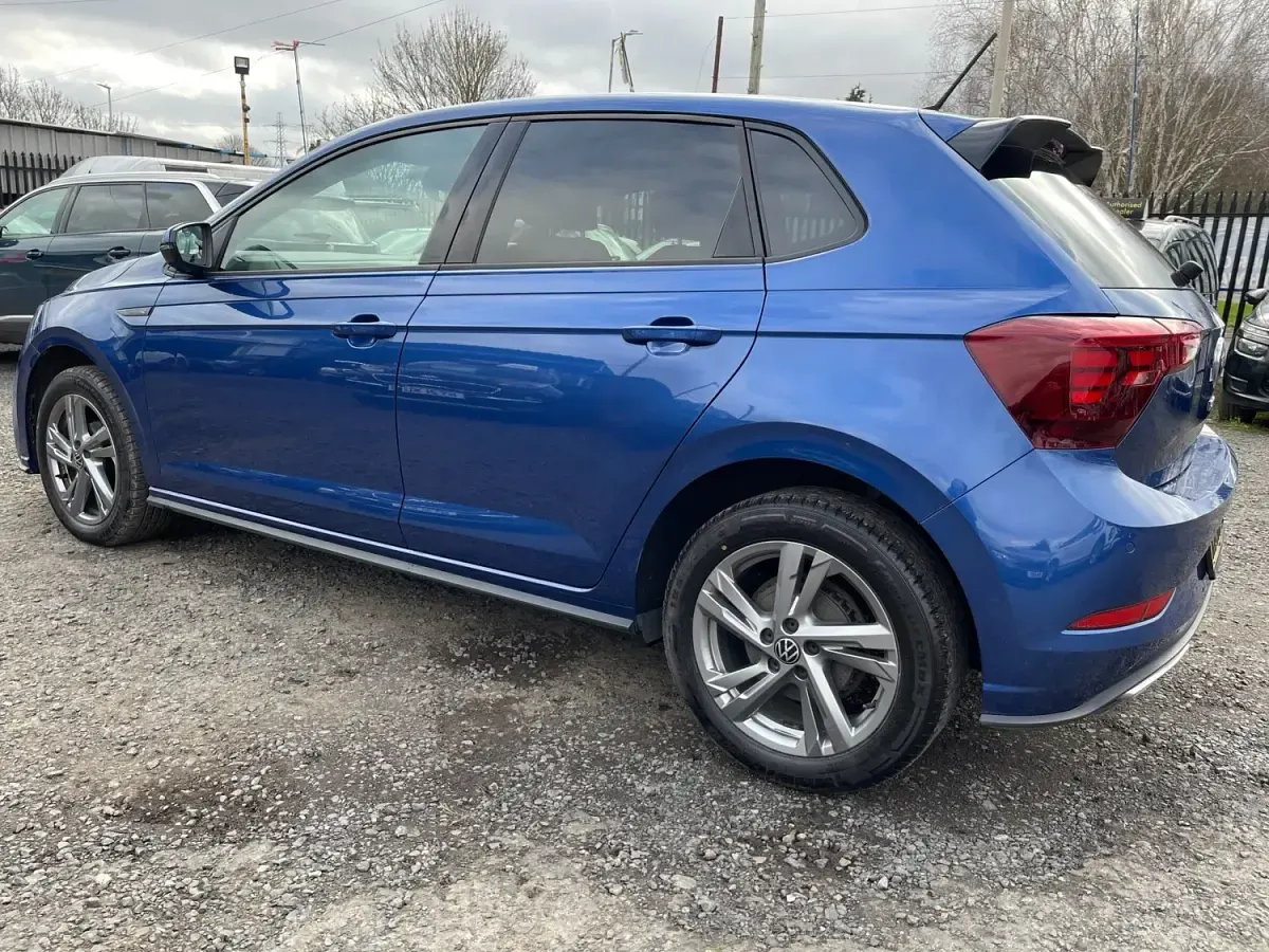 Used VW Polo R-line 95 HP (69 kW) 2021 Blue Hatchback