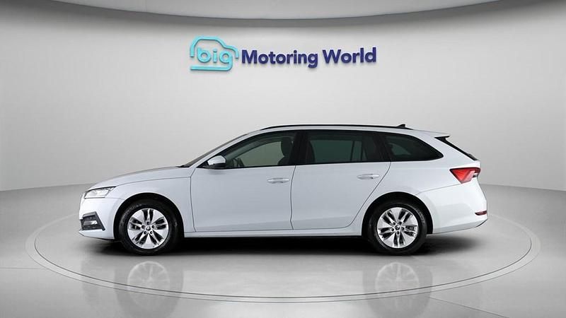 Used Skoda Octavia SE Technology 110 HP (80 kW) 2022 White Estate