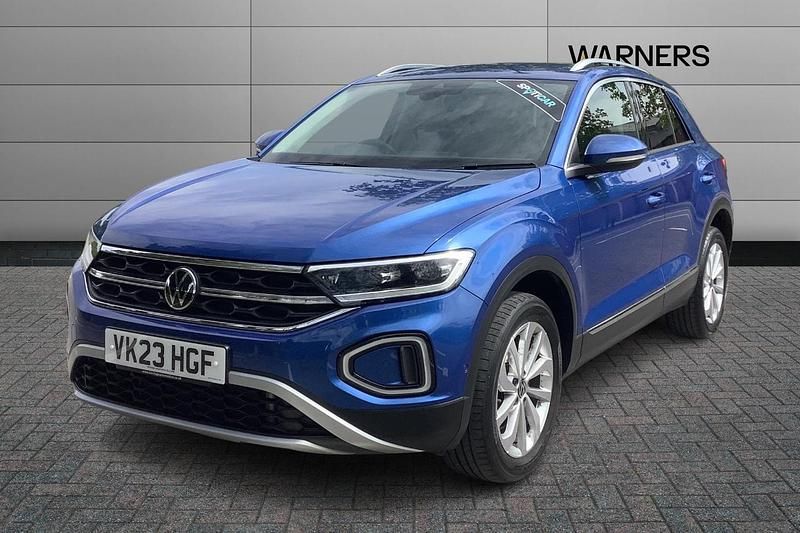 Blue Used 2023 VW T-Roc Style SUV | £22,995 (Fair price) - Image 1/4