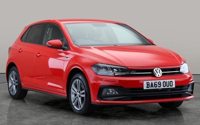 Used VW Polo R-line 116 HP (85 kW) 2020 Red Hatchback