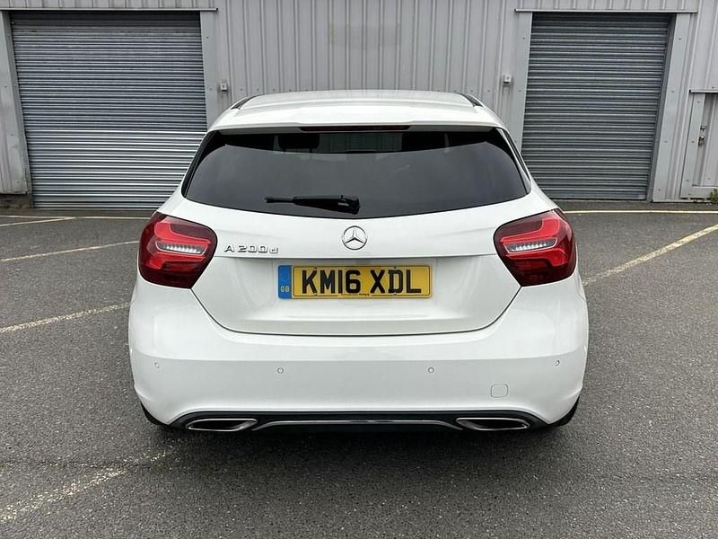 Used Mercedes A200 Premium 136 HP (100 kW) 2016 White Hatchback