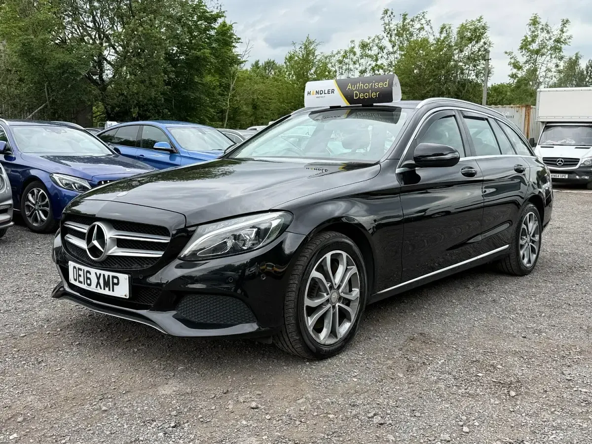 Used Mercedes C350e 293 HP (215 kW) 2016 Black Estate