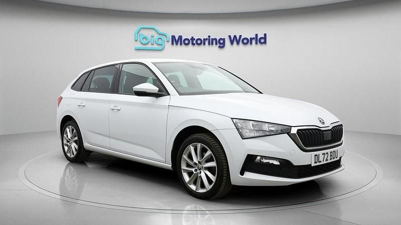 Used Skoda Scala SE L 110 HP (80 kW) 2023 White Hatchback