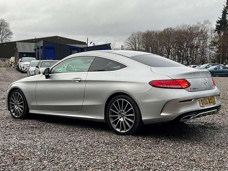 Used Mercedes C250 AMG Line Premium 204 HP (150 kW) 2018 Silver Coupe