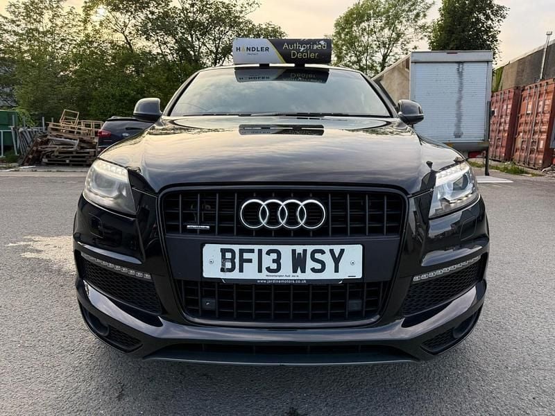 Black Used 2013 Audi Q7 S-Line SUV | £9,995 (Good price) - Image 1/4