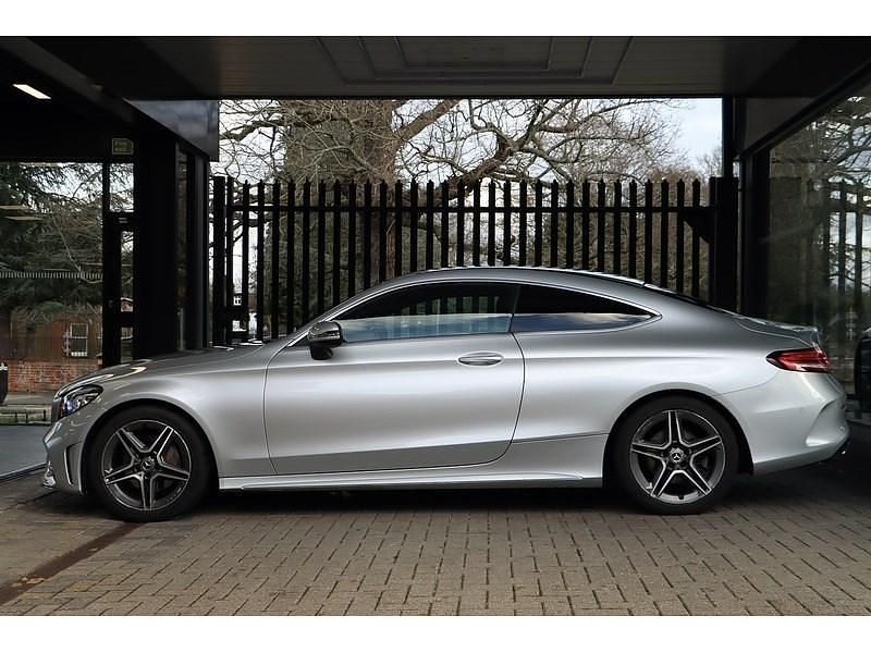 Used Mercedes C200 AMG Line Premium 2020 Silver Coupe