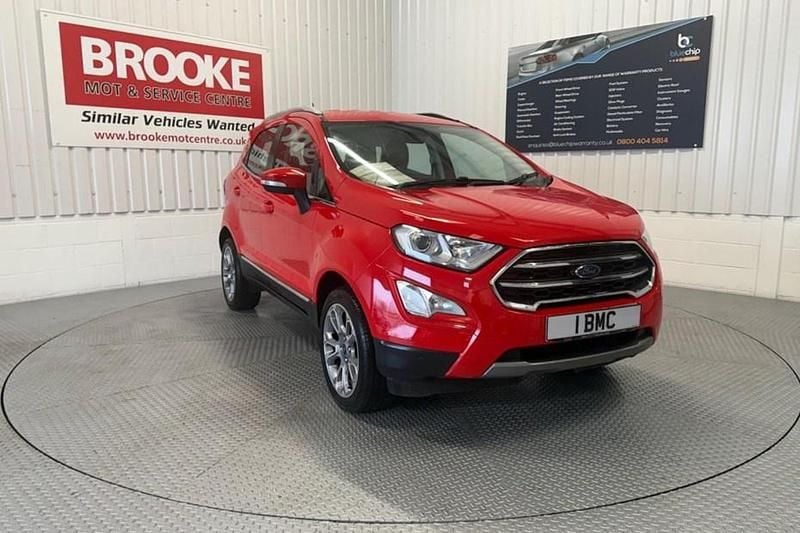 Used Ford Ecosport Titanium 125 HP (91 kW) 2018 Red SUV
