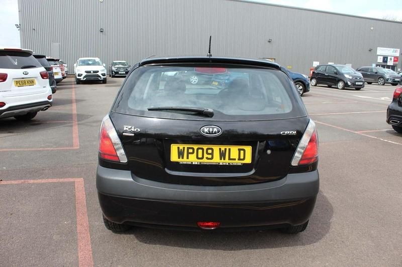 Used Kia Rio 2009 Black Hatchback