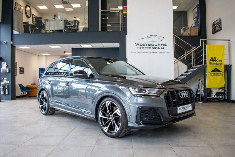 Grey Used 2023 Audi Q7 Black Edition SUV | £49,480 (Good price) - Image 1/3