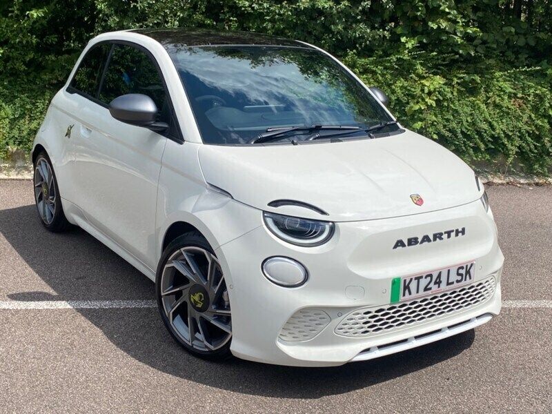 White New 2024 Abarth 500e Turismo Hatchback | £26,995 (Good price) - Image 1/4