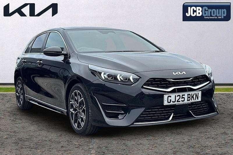 Black Used 2025 Kia Ceed GT-Line Hatchback | £22,595 (A bit pricey) - Image 1/4