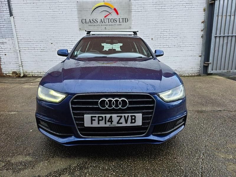 Used Audi A4 S-Line 150 HP (110 kW) 2014 Blue Estate