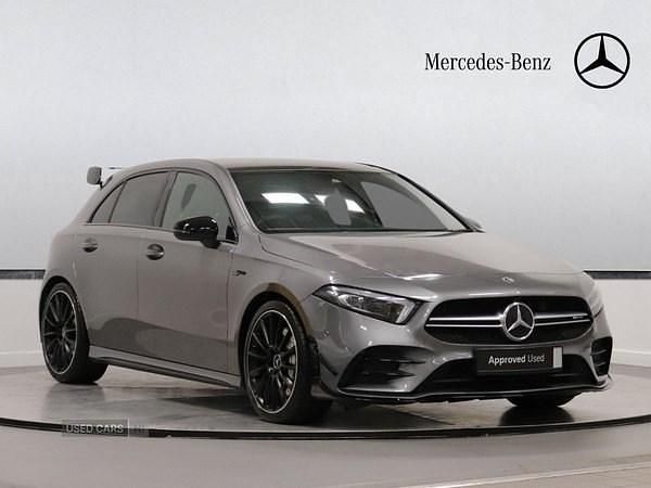 Grey Used 2022 Mercedes A35 AMG Premium Plus Hatchback | £32,495 (Fair price) - Image 1/4