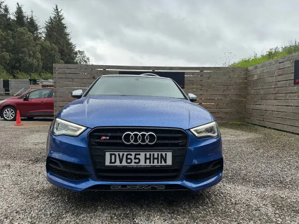Used Audi S3 Design 300 HP (220 kW) 2015 Blue Sedan