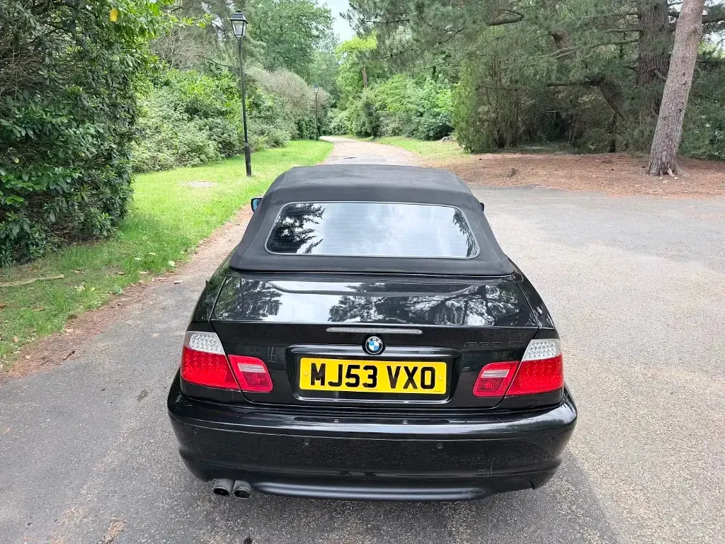 Used BMW 330 Sport Line 2003 Black Cabriolet
