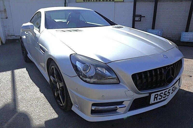 Silver Used 2012 Mercedes SLK250 AMG Cabriolet | £6,395 (Fair price) - Image 1/4