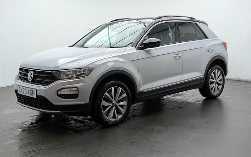 Used VW T-Roc Design 116 HP (85 kW) 2020 Silver SUV